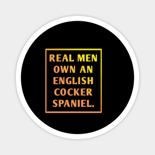 English cocker spaniel Magnet